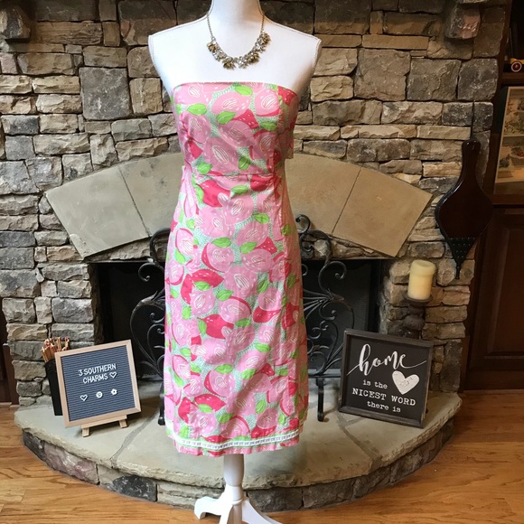 Lilly Pulitzer Dresses & Skirts - Lilly Pulitzer Sabrina Strapless Dress Size 2